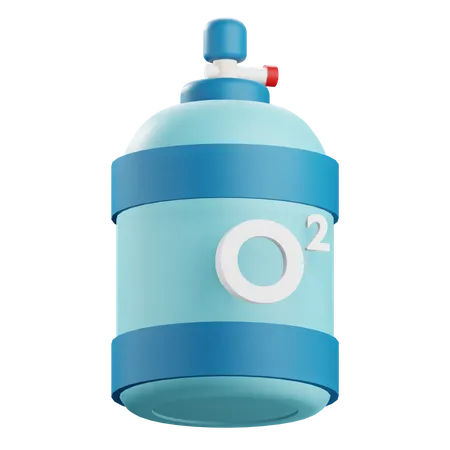 Tubo de oxigeno  3D Icon