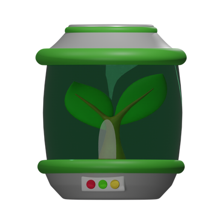 Tubo de planta  3D Icon