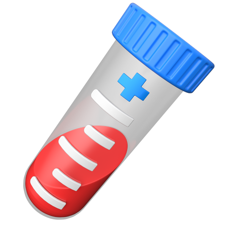Tubo de sangre  3D Icon