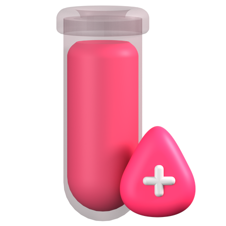 Tubo de sangue  3D Icon