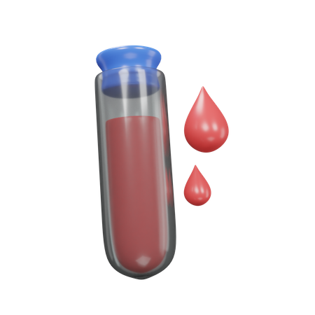 Tubo de sangue  3D Icon