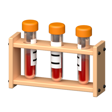 Tubo de sangue  3D Icon
