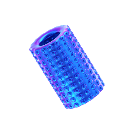 Forma abstrata de tubo  3D Icon