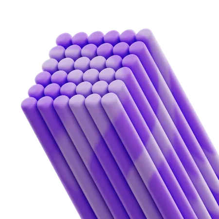 Forma abstrata de tubo  3D Icon