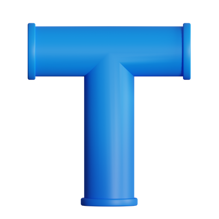 Tubo de junta t  3D Icon