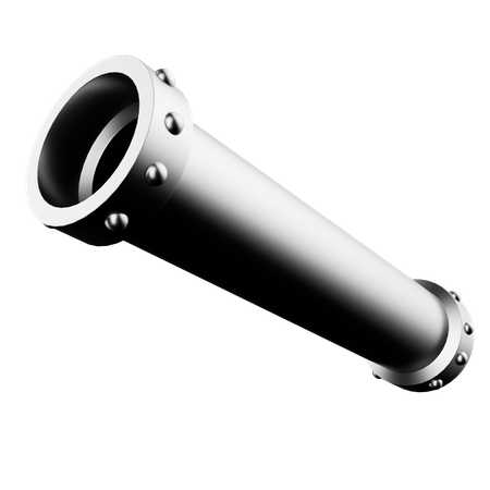 Tubo de metal  3D Icon