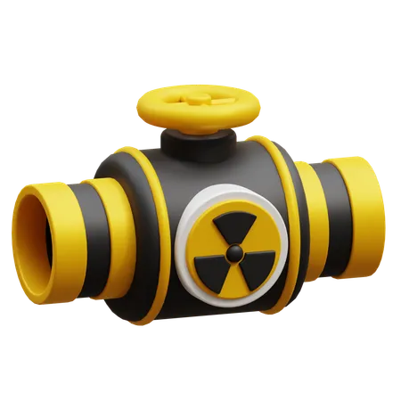 Tubo nuclear  3D Icon