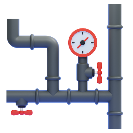 Tubos industriais  3D Icon