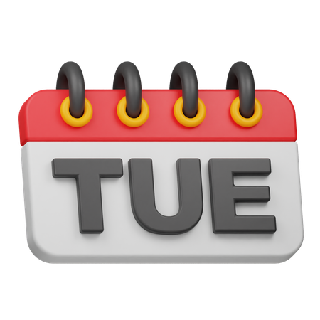 Tuesday  3D Icon