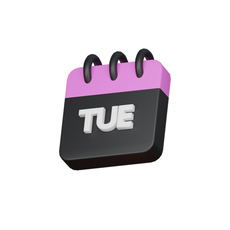 Tuesday  3D Icon