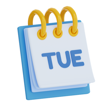 Tuesday  3D Icon