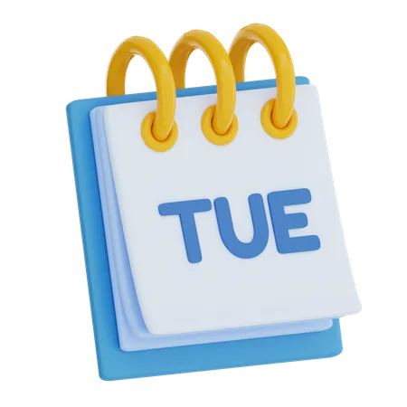 Tuesday  3D Icon