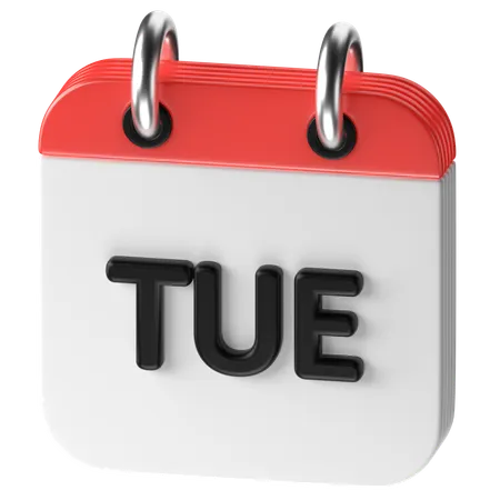 Tuesday  3D Icon