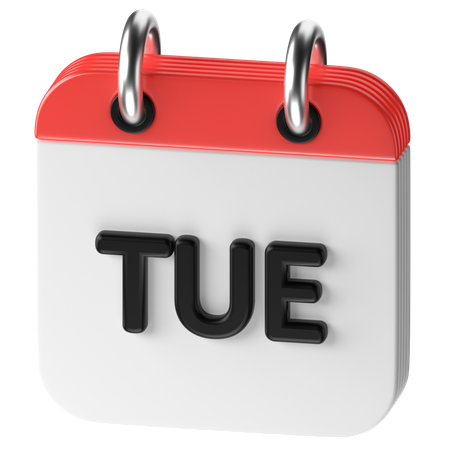 Tuesday  3D Icon