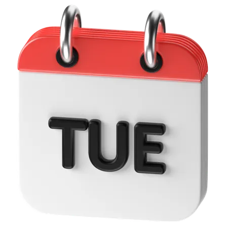 Tuesday  3D Icon