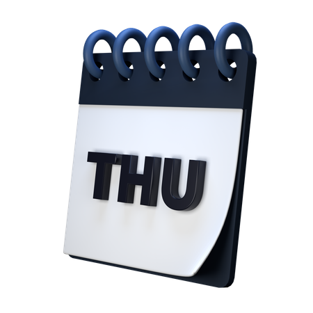 Tuesday Calendar  3D Illustration