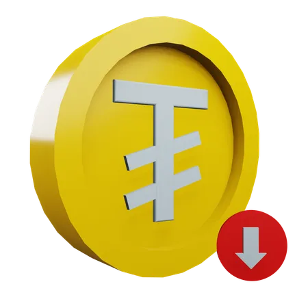 Tugrik  3D Icon