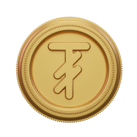 Tugrik  3D Icon