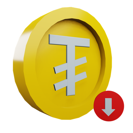 Tugrik  3D Icon