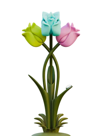 Tulip  3D Icon