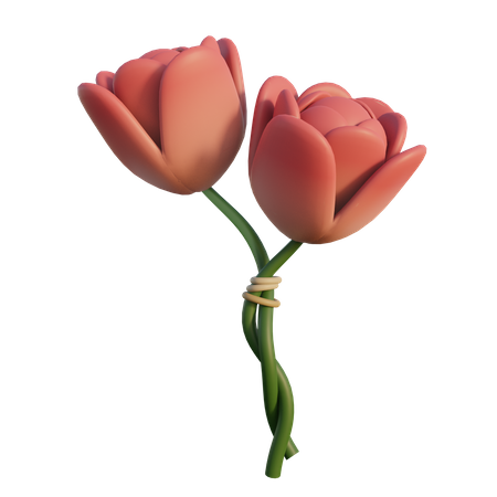 Tulip  3D Icon