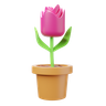 tulip icon 3d