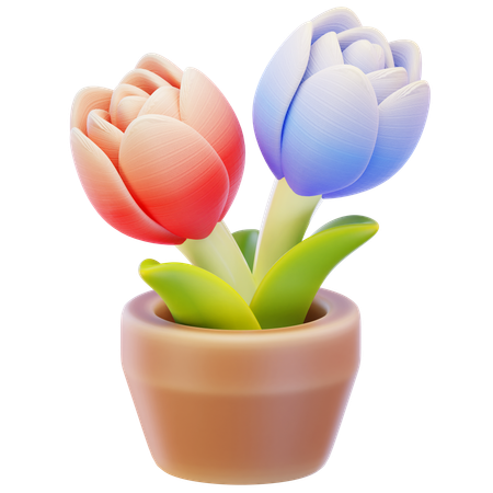 Tulip Flower  3D Icon
