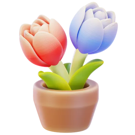 Tulip Flower  3D Icon