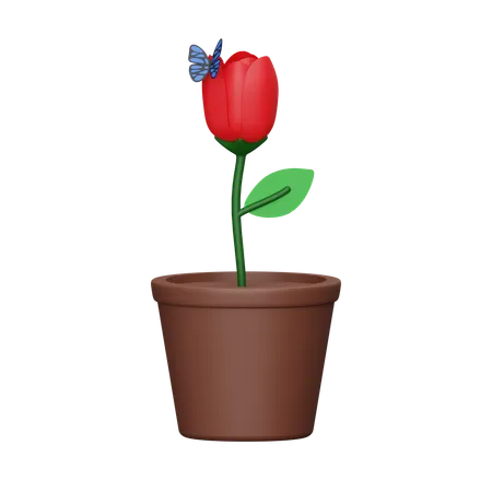 Tulipe  3D Icon