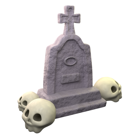 Tumba de piedra  3D Icon