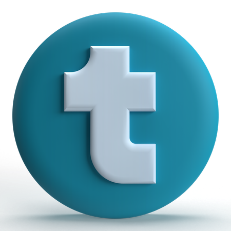 Tumblr  3D Icon