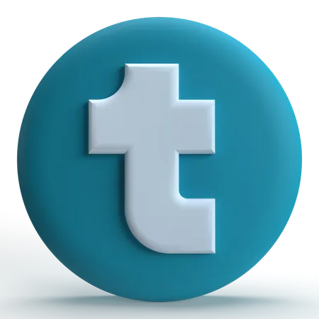 Tumblr  3D Icon