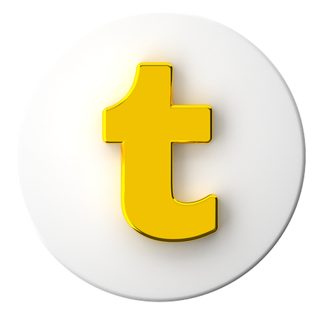 Tumblr  3D Icon