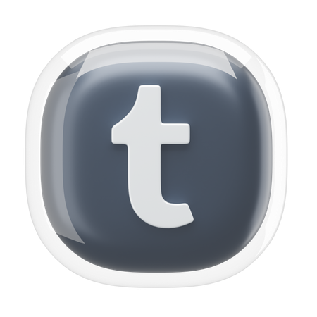 Tumblr  3D Icon