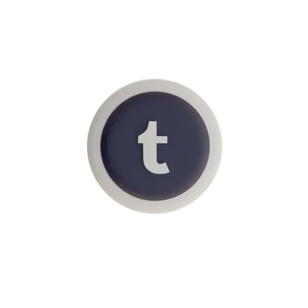 Tumblr  3D Icon