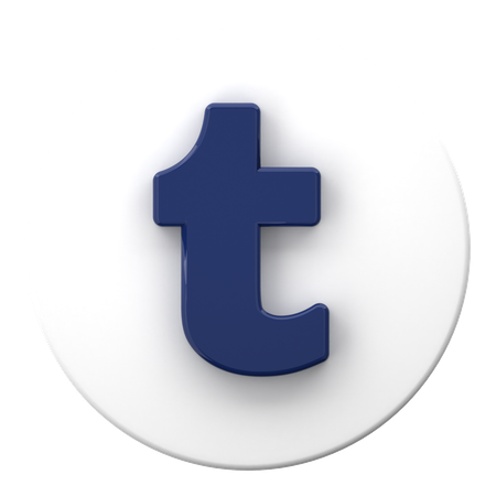 Tumblr  3D Icon