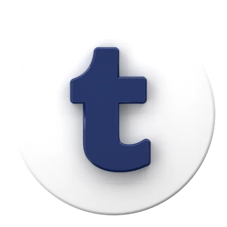 Tumblr  3D Icon