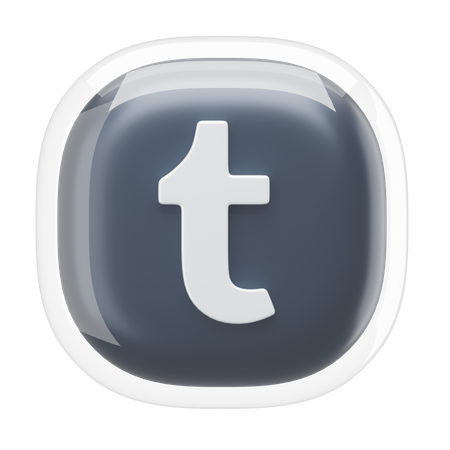 Tumblr  3D Icon