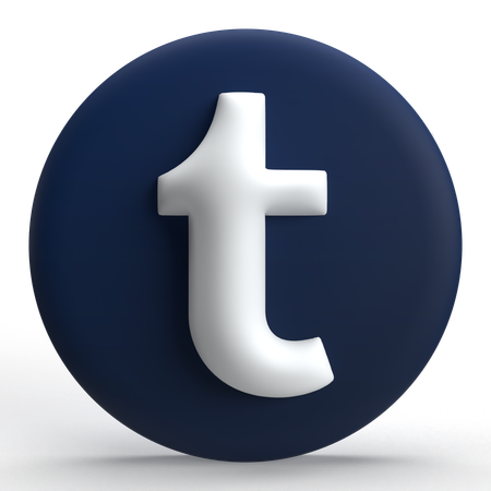 Tumblr  3D Icon