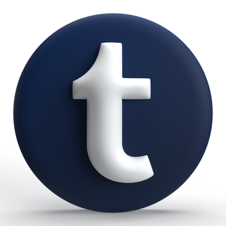 Tumblr  3D Icon