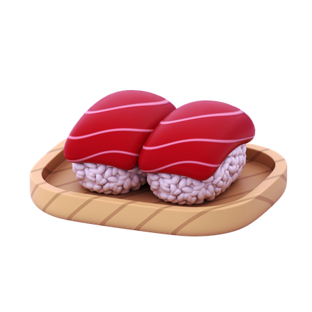 Tuna Nigiri  3D Icon