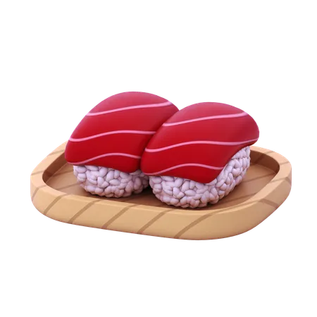 Tuna Nigiri  3D Icon