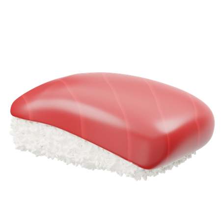 Tuna Nigiri Sushi  3D Icon