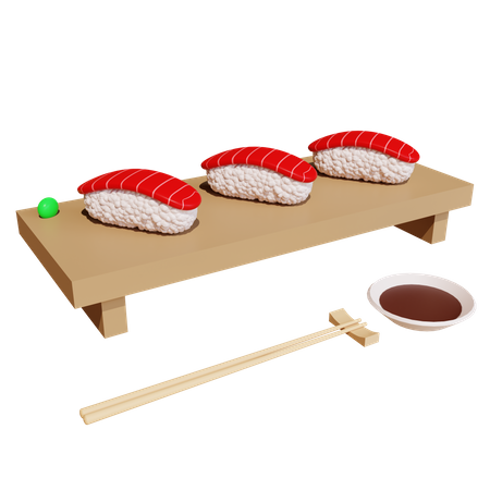 Tuna Sushi  3D Icon