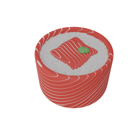 Tuna Sushi 3D Icon
