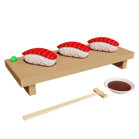 Tuna Sushi 3D Icon