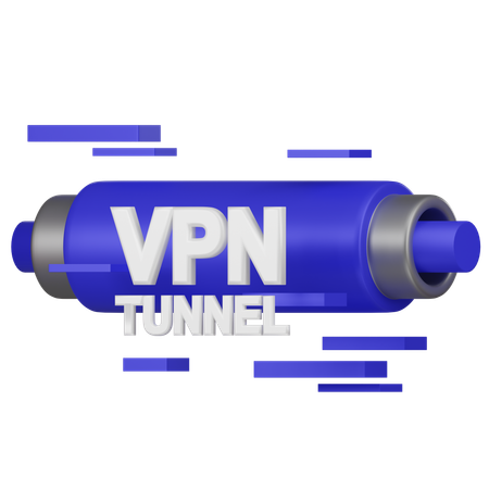 Túnel vpn  3D Icon