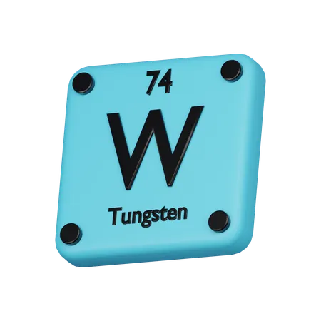 Tungsten  3D Icon