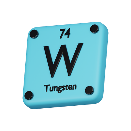 Tungsten  3D Icon