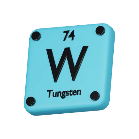 Tungsteno  3D Icon